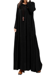 Long Dresses Crew Neck Long Casual Dresses FP6017