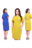 Plus Size Sheath Formal Dresses With Pockets FP6002