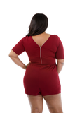 Zipper Front Plus Size Sheath Formal Dresses FP6001