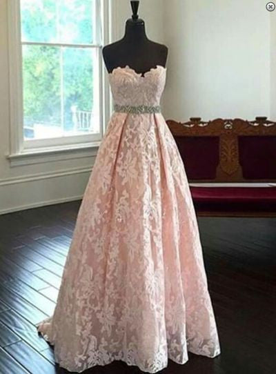 Charming Prom Dress Sweetheart Prom Dress Appliques Prom Dress A Line Prom Dress P784