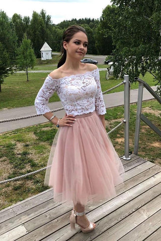 products/Elegant_34_Sleeves_Lace_Off_the_Shoulder_Short_Tulle_Prom_Dresses_Two_Piece_Hoco_Dress_H1203.jpg
