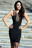 Sexy Sheath Black Scoop Sleeveless Cute Short Prom Dresses Homecoming Dresses PH895