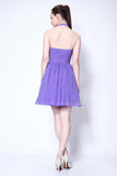 Lovely Halter Neckline Short Chiffon Cute Mini Homecoming Dress Graduation Dress PM124