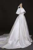 Stunning Off the Shoulder Strapless Ball Gown Long Wedding Dresses, Wedding Gowns W1130