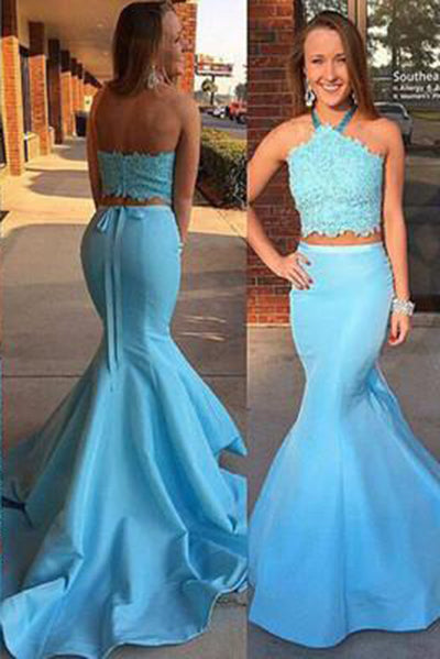 Gorgeous Sexy Two Pieces Prom Dresses Evening Gowns
