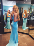 Sweetheart Two Pieces Mermaid Sexy Charming Green Long Prom Dress