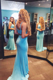 Sweetheart Two Pieces Mermaid Sexy Charming Green Long Prom Dress