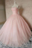 Pink Beading Long Charming Evening Dress Prom Dress